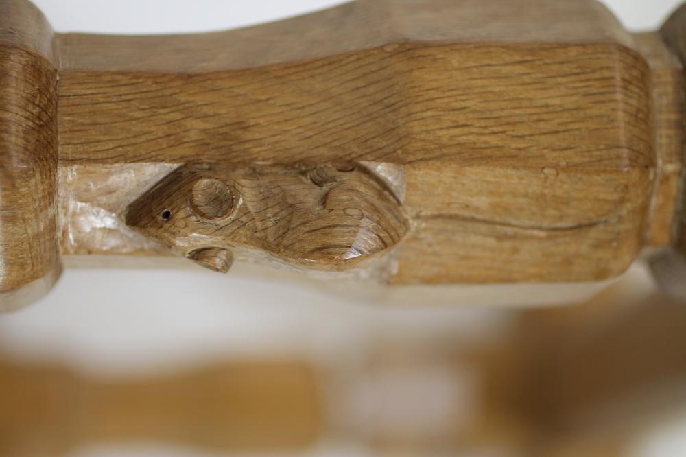 AN OAK COFFEE TABLE BY ROBERT THOMPSON Image