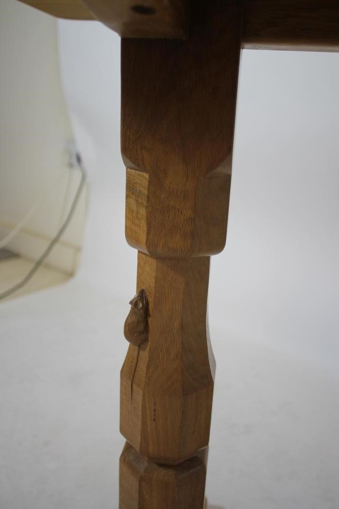 AN OAK SIDE TABLE BY ROBERT THOMPSON Image