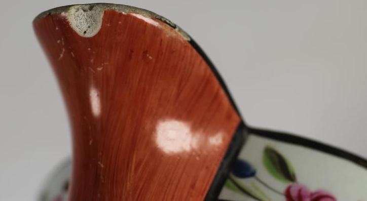 A DOCUMENTARY PEARLWARE JUG Image