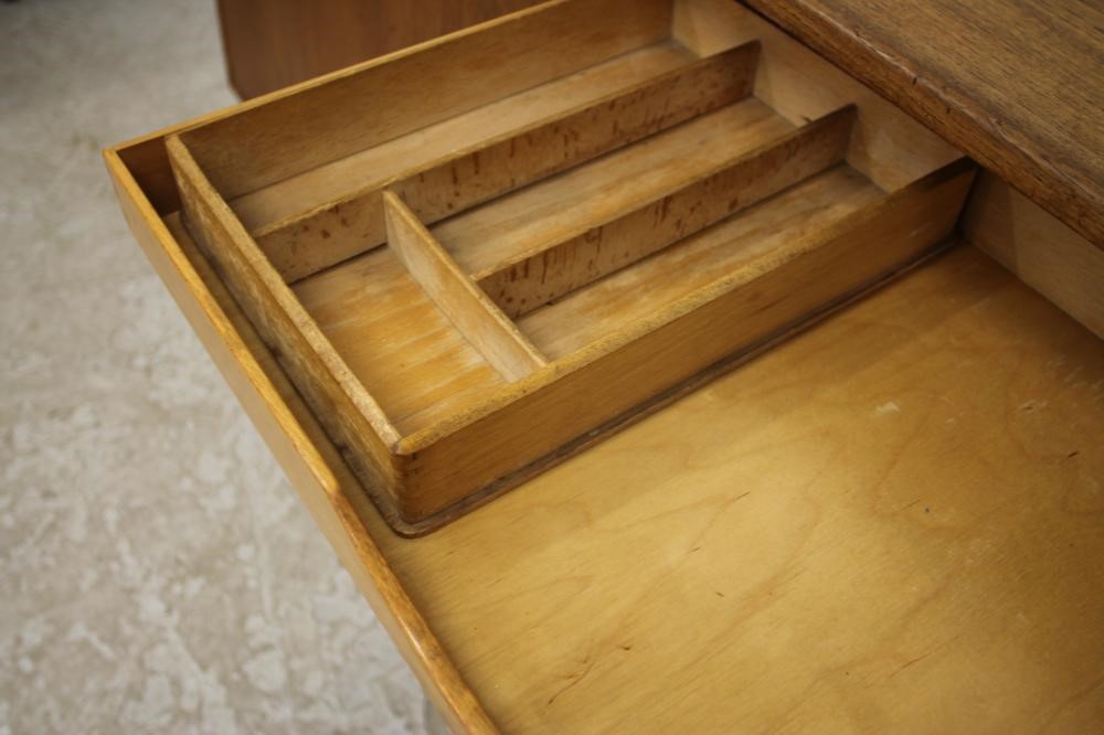 A BORGE MOGENSEN DANISH TEAK AND BEECH SIDEBOARD Image