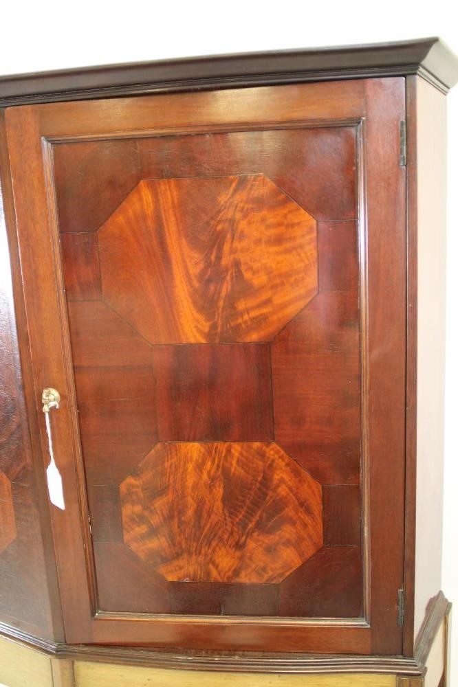 A LATE VICTORIAN MAHOGANY CABINET ON STAND Image