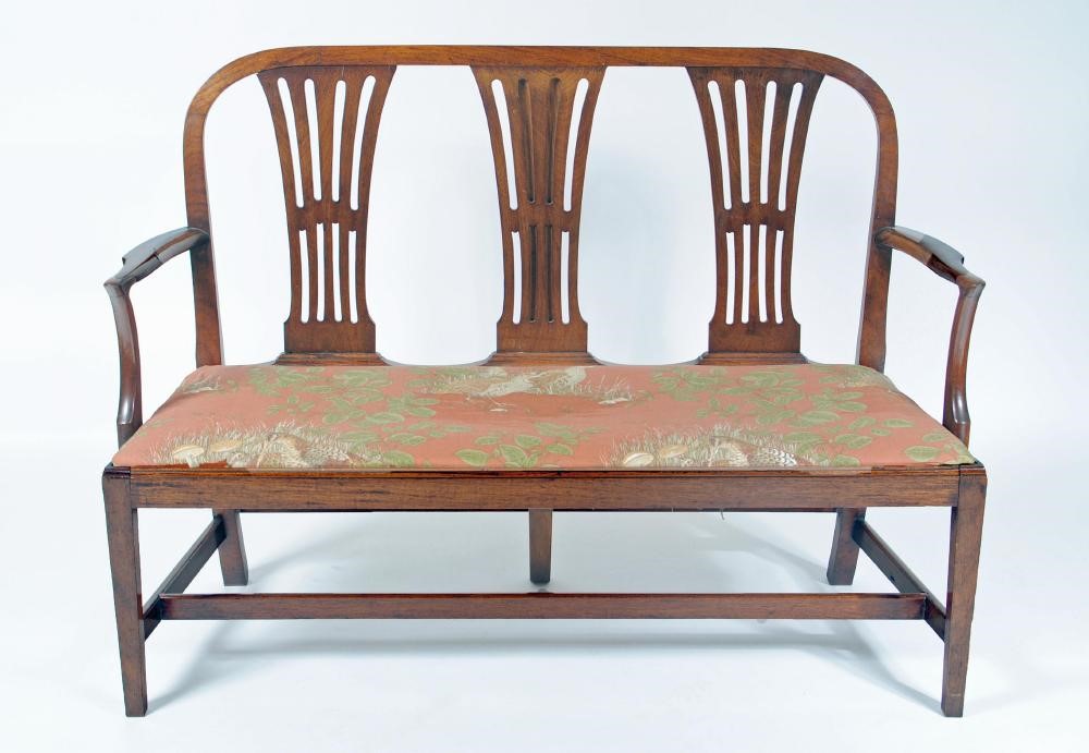 A GEORGIAN CHAIR SETTEE Image