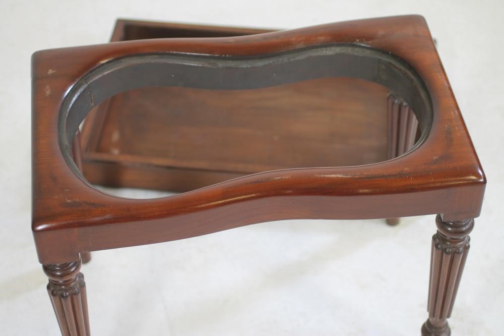 A MAHOGANY BIDET by Gillows Image