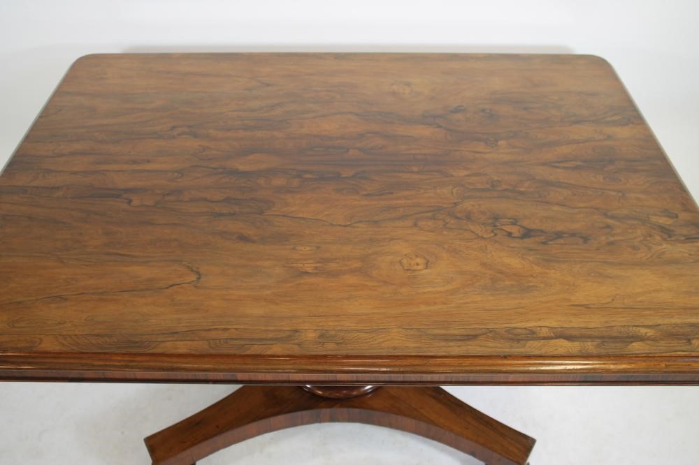 A WILLIAM IV ROSEWOOD BREAKFAST TABLE Image