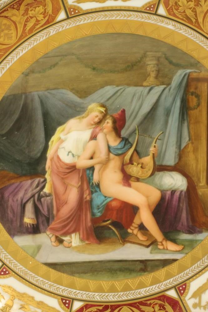 A VIENNA PORCELAIN CHARGER Image