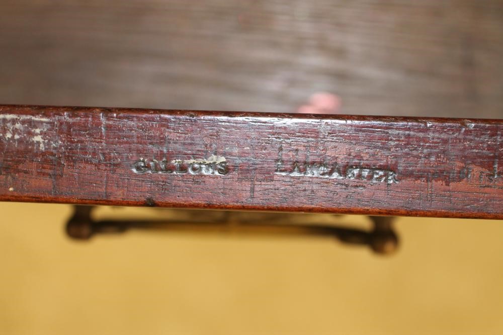 A GEORGIAN MAHOGANY BUREAU by Gillows Image