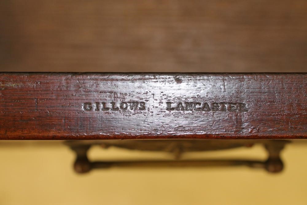 A GEORGIAN MAHOGANY BUREAU by Gillows Image