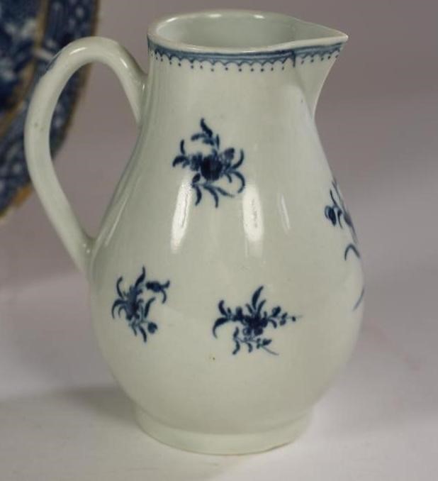 A FIRST PERIOD WORCESTER PORCELAIN SPARROW BEAK JUG Image