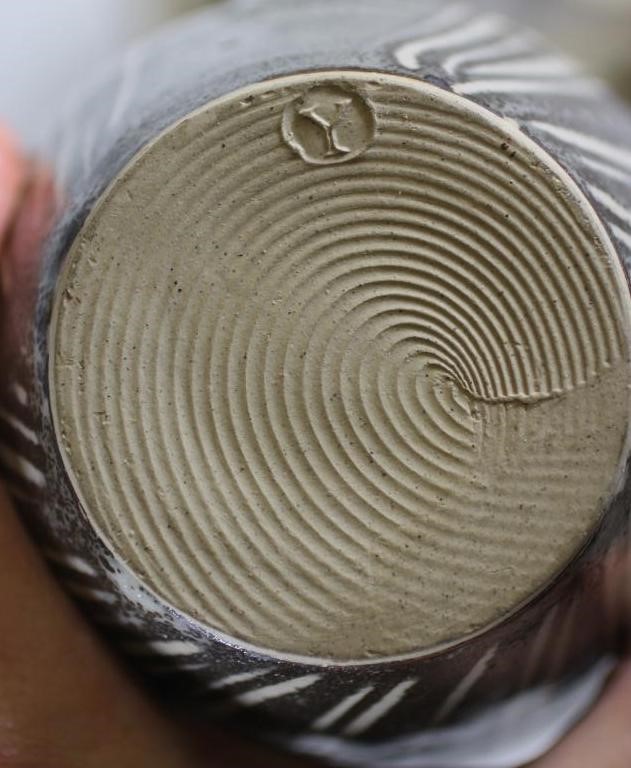 A MICHAEL LEACH "YELLAND" STUDIO COFFEE SERVICE Image