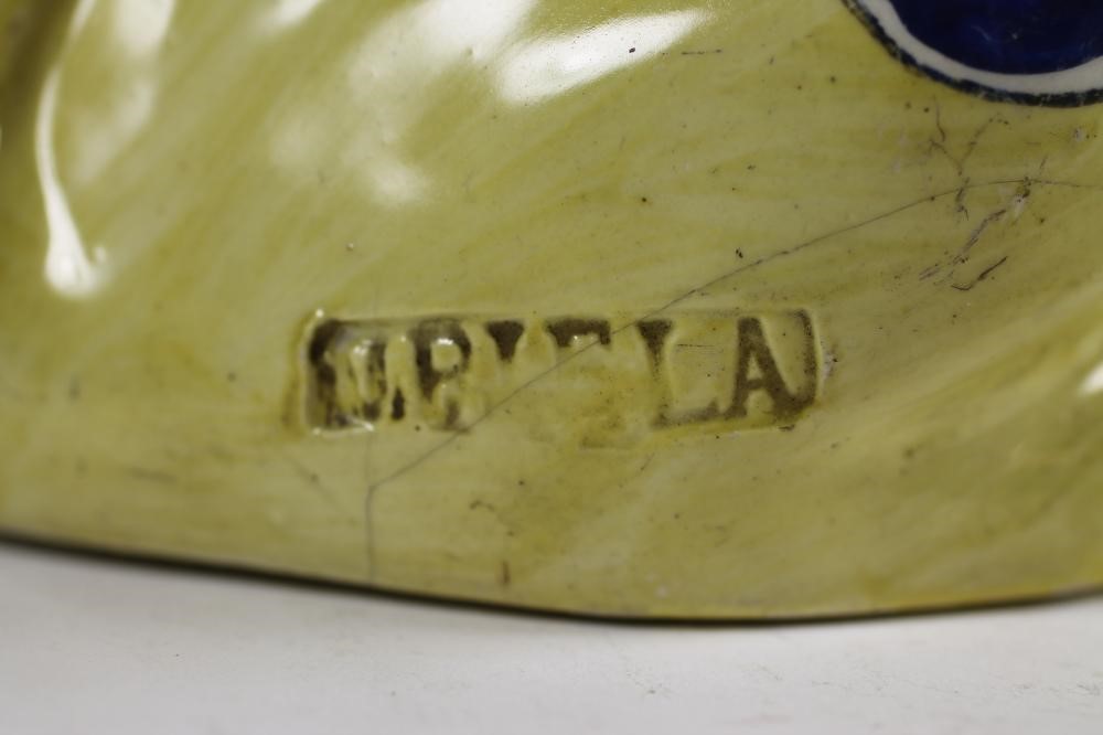 A MOSANIC STYLE EARTHENWARE CAT Image