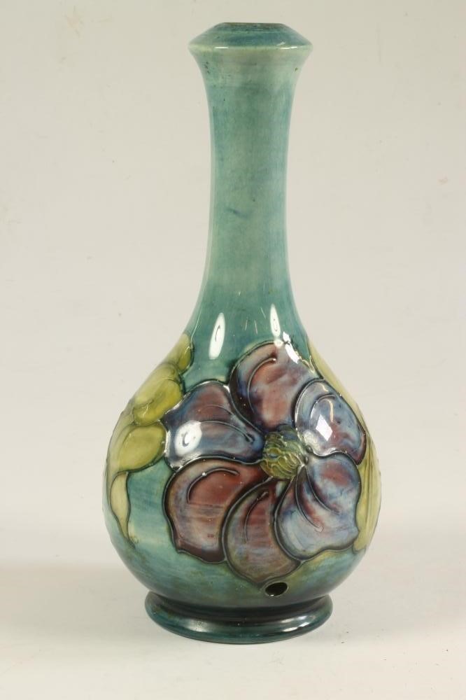 A MOORCROFT POTTERY SMALL LAMP BASE Image