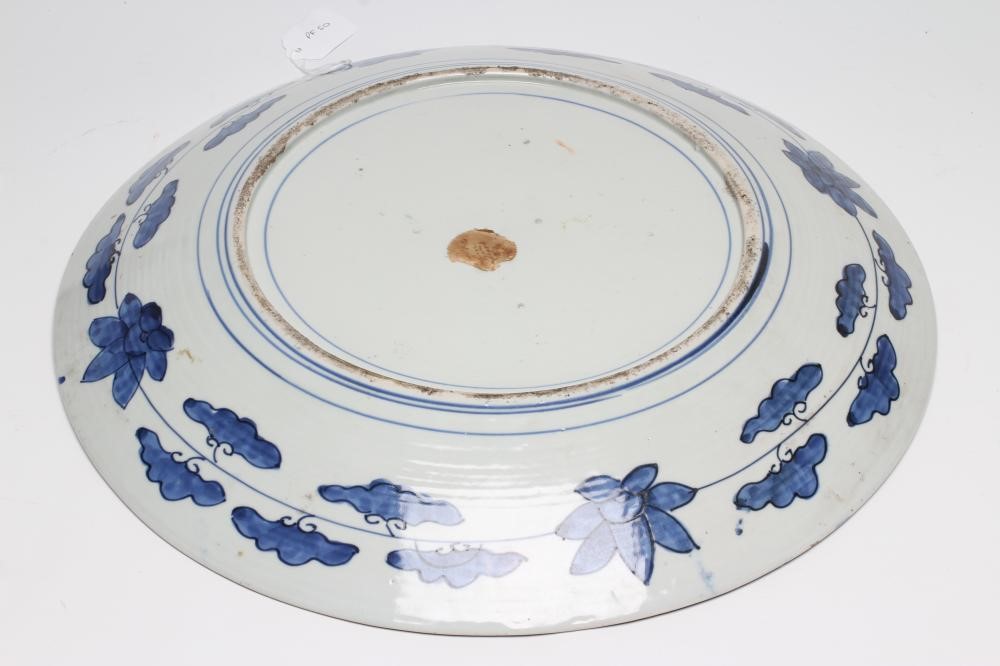 AN IMARI PORCELAIN CHARGER Image
