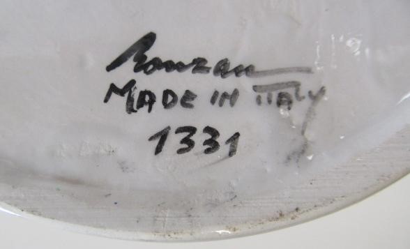 AN ITALIAN RONZAN EARTHENWARE FIGURE Image