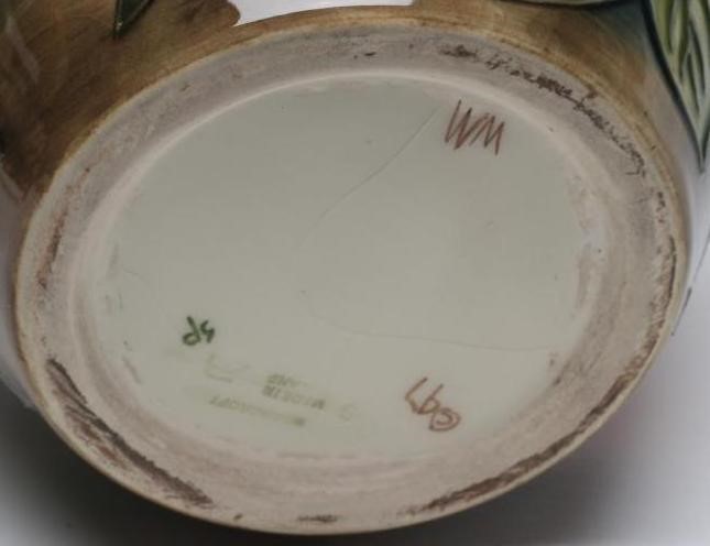 A MOORCROFT POTTERY FLAME OF THE FOREST PATTERN VASE Image