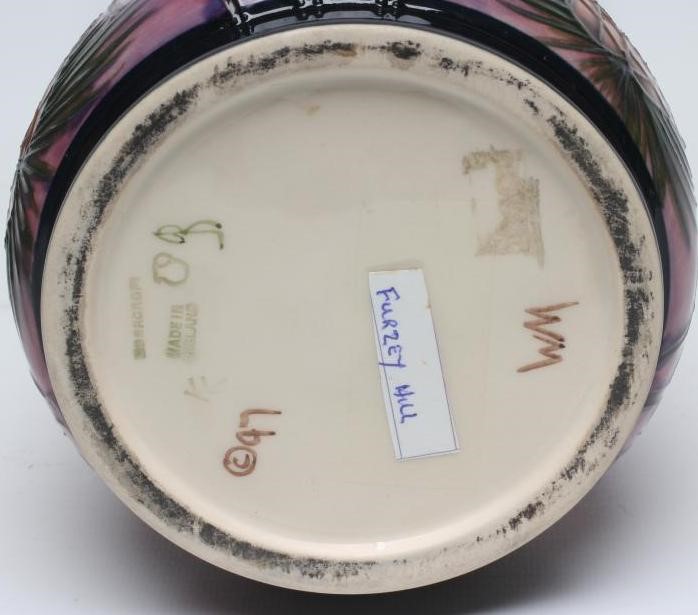 A MOORCROFT POTTERY FURZEY HILL PATTERN VASE Image