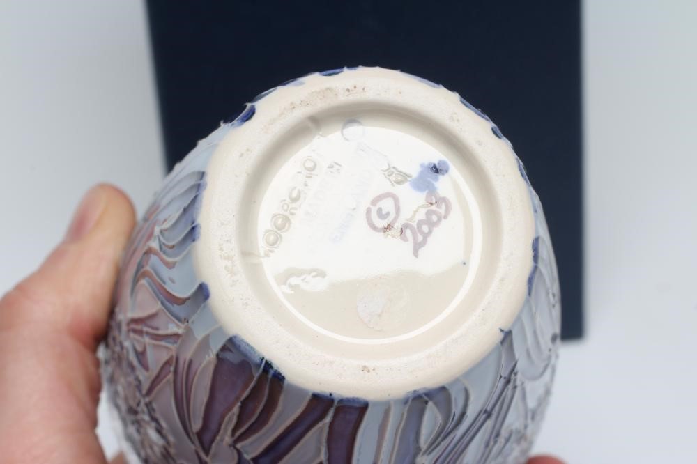 A MOORCROFT POTTERY LEILA PATTERN VASE Image