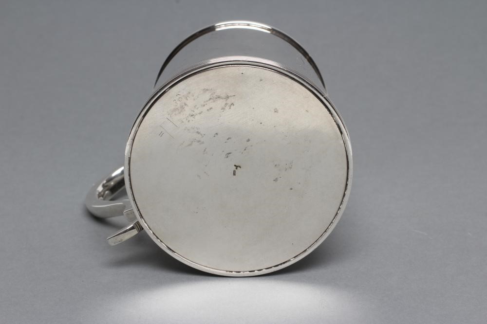 A SILVER CHRISTENING MUG Image