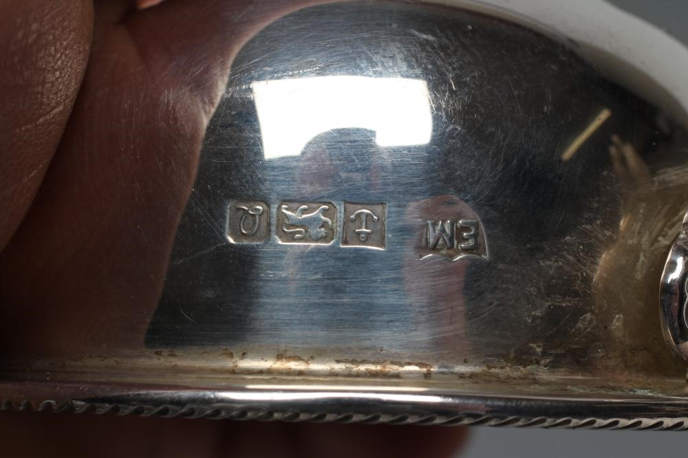 A GEORGIAN STYLE SILVER WINE FUNNEL Image