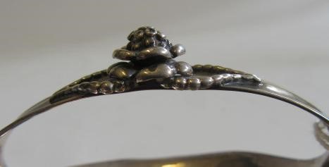 A GEORG JENSEN SILVER SMALL CANDY BASKET Image