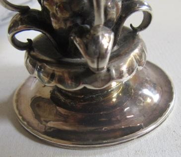 A GEORG JENSEN SILVER SMALL CANDY BASKET Image