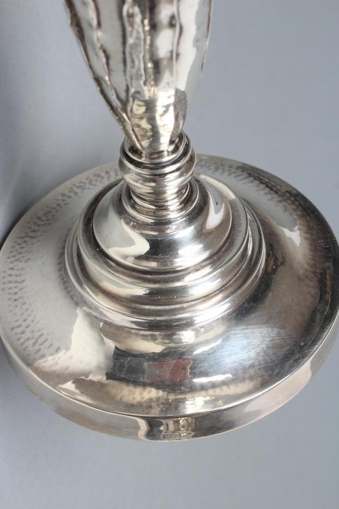 A GEORG JENSEN SILVER HIGH PEDESTAL TAZZA Image
