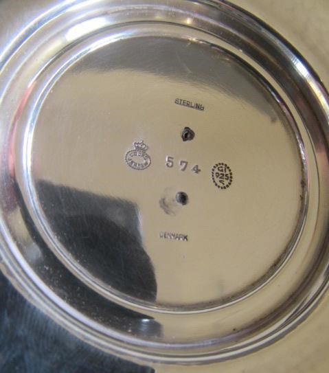 A GEORG JENSEN SILVER HIGH PEDESTAL TAZZA Image