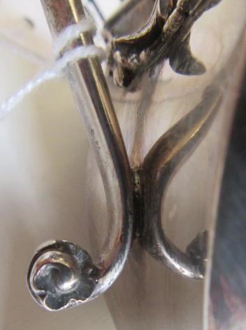 AN EDWARDIAN SILVER PEDESTAL SUGAR VASE Image