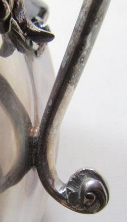 AN EDWARDIAN SILVER PEDESTAL SUGAR VASE Image