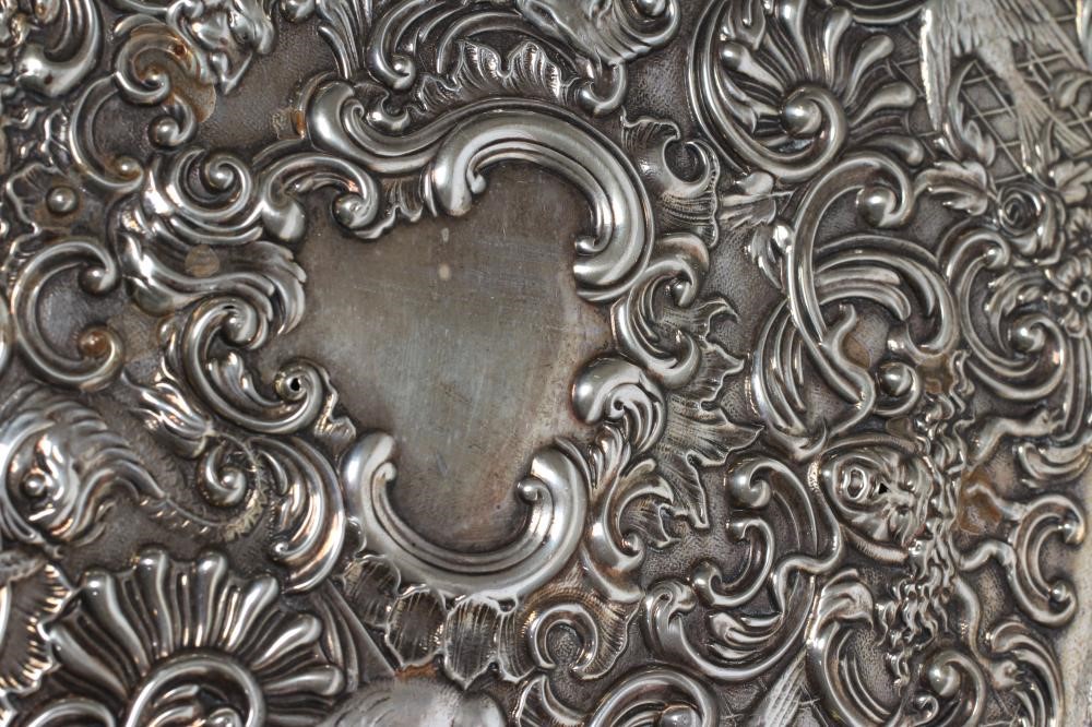 AN EDWARDIAN SILVER DRESSING TABLE TRAY Image
