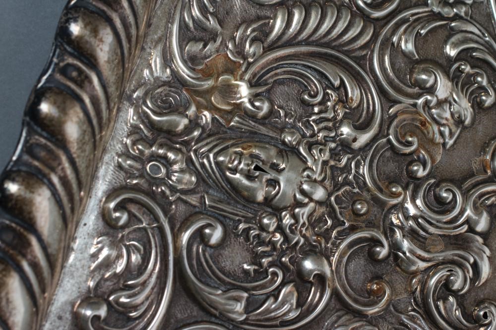 AN EDWARDIAN SILVER DRESSING TABLE TRAY Image