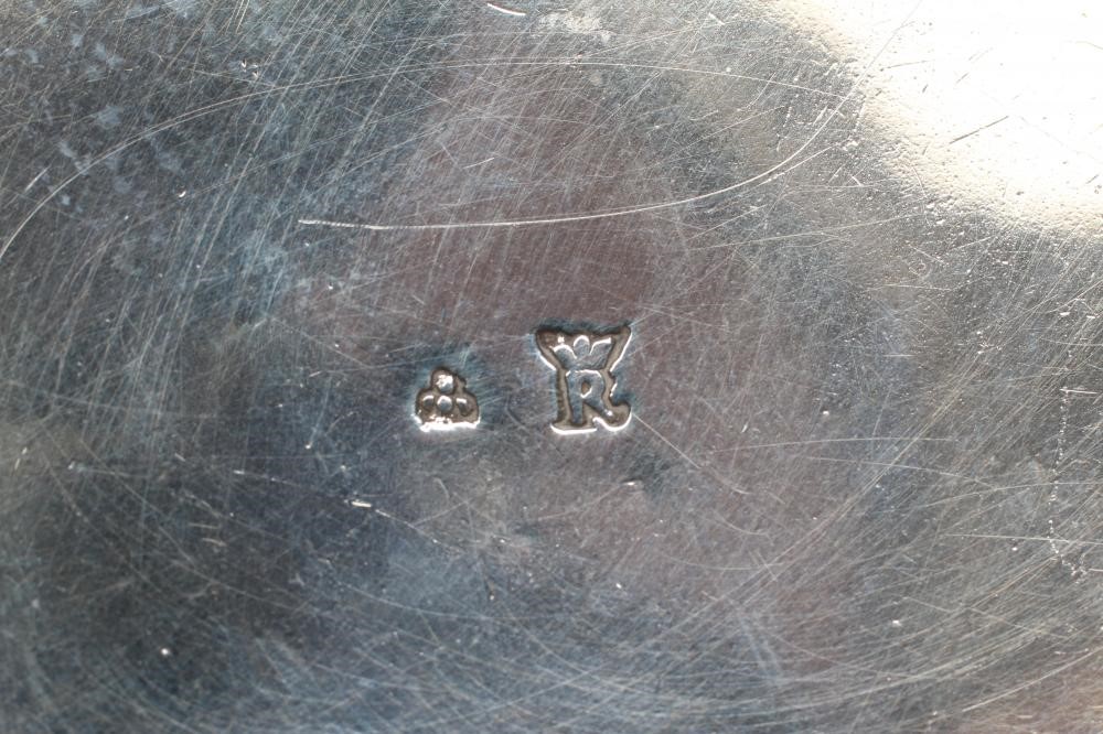 A LATE VICTORIAN DUTCH SILVER HEART SHAPED DRESSING TABLE BOX Image