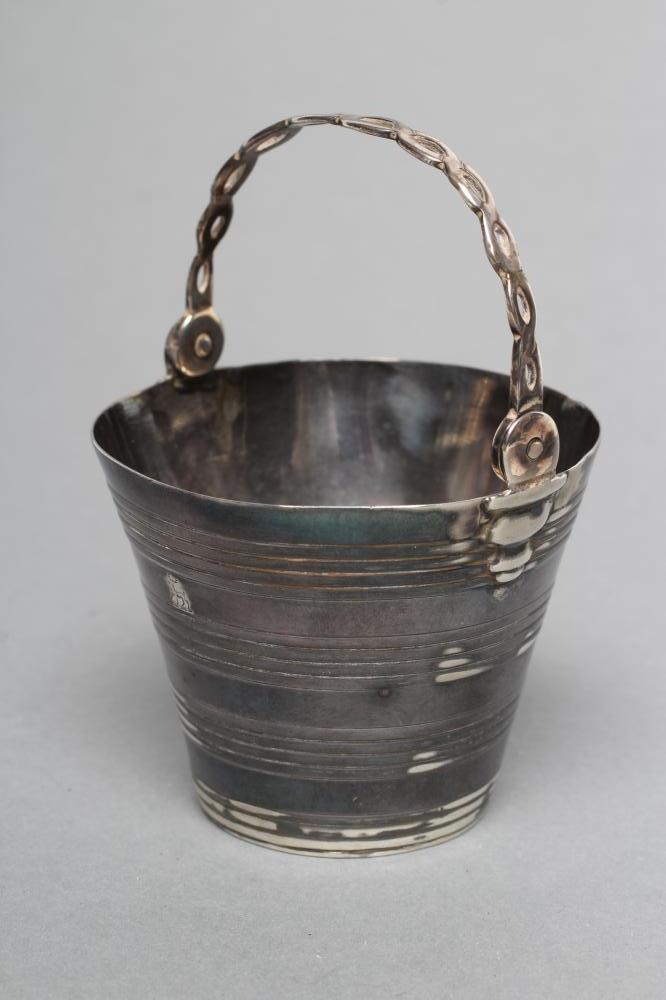 A GEORGE II SILVER CREAM PAIL Image