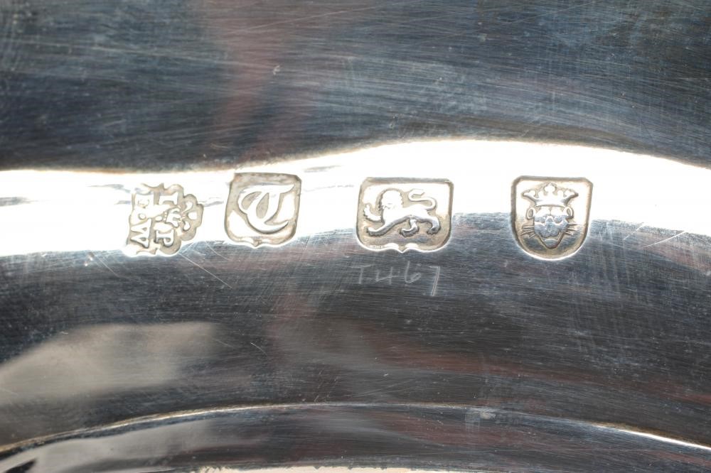 A GEORGE III SILVER PLATE Image