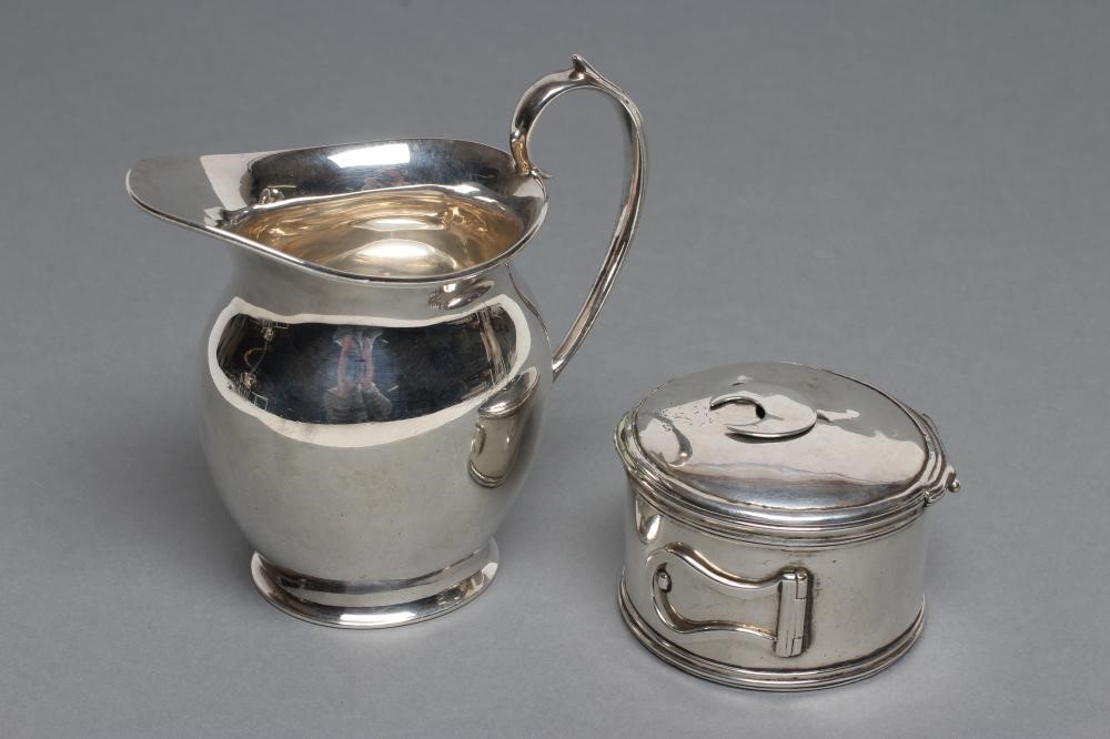A GEORGE III SILVER TRAVELLING BOUGIE BOX Image