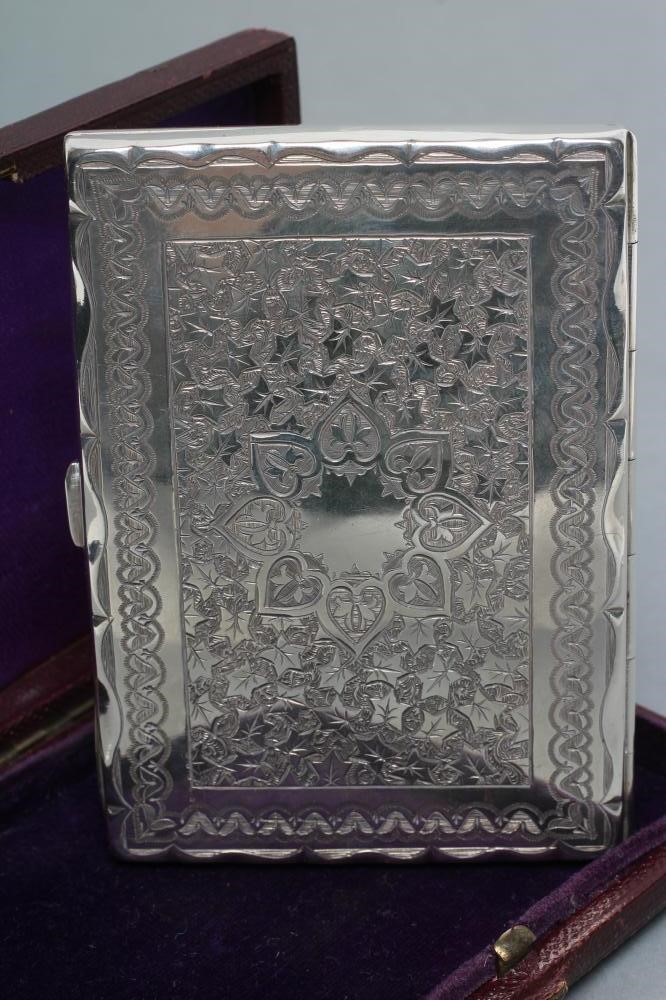 A VICTORIAN SILVER AIDE MEMOIRE Image