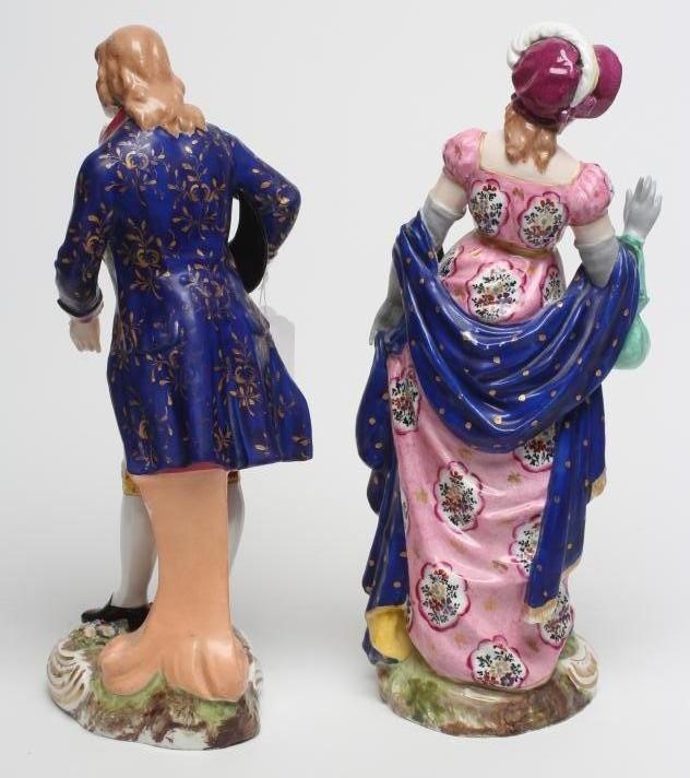 A PAIR OF FRENCH PORCELAIN FIGURES Image