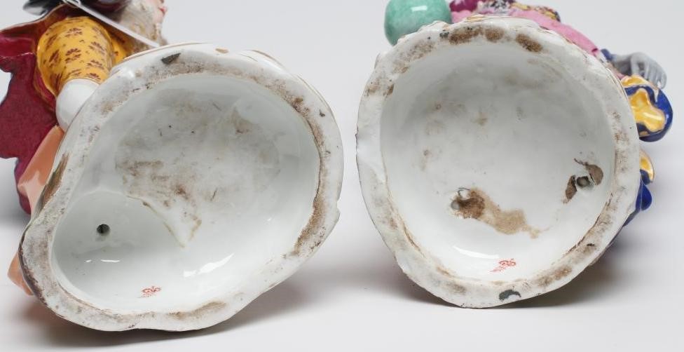 A PAIR OF FRENCH PORCELAIN FIGURES Image