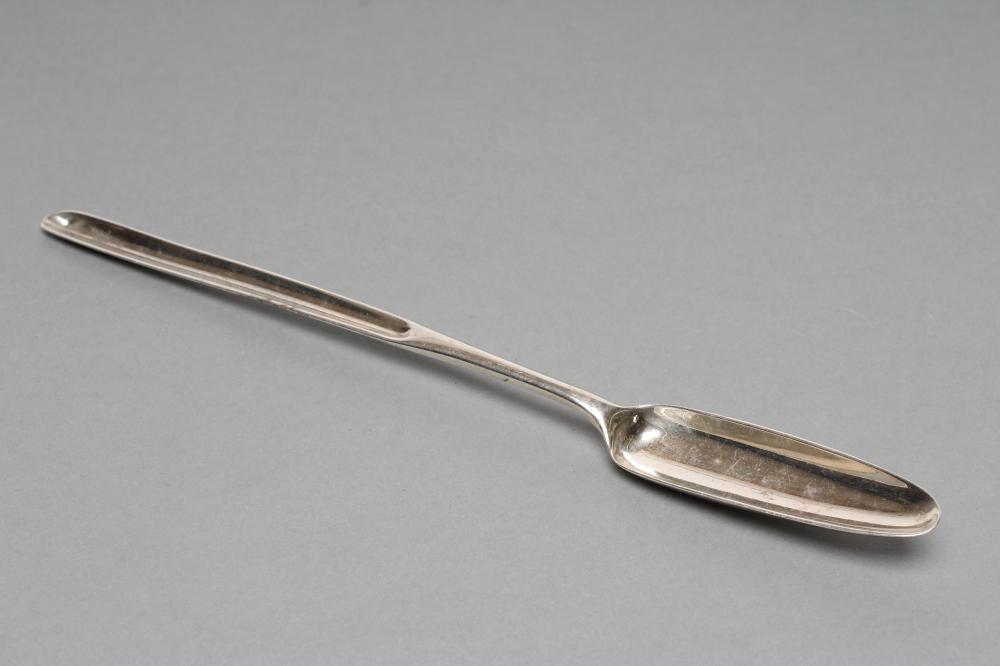 A LATE GEORGE III SILVER MARROW SCOOP Image