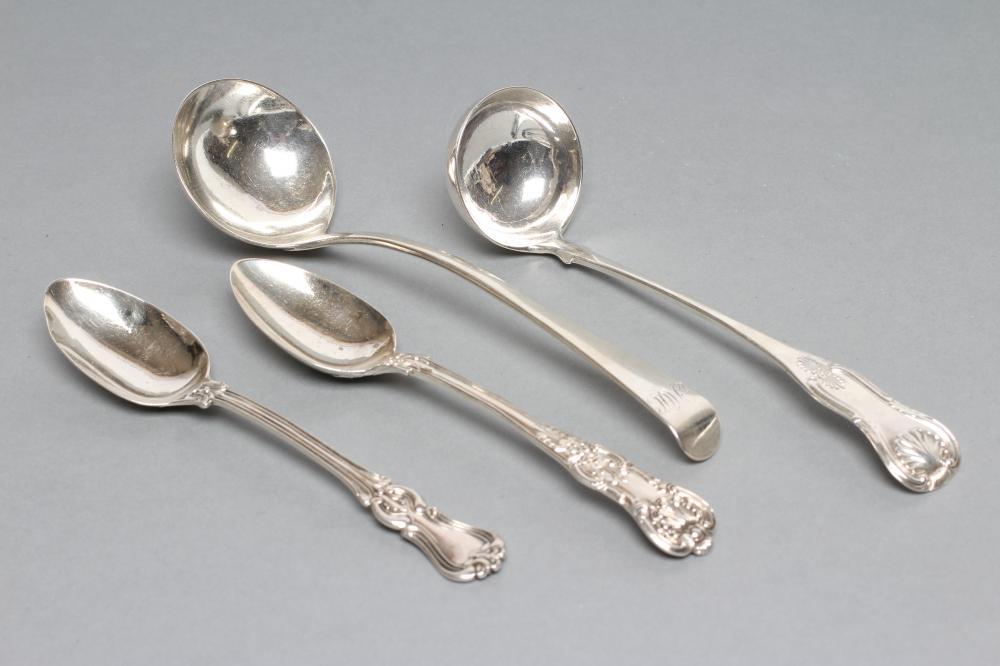 A GEORGE IV SILVER TODDY LADLE Image