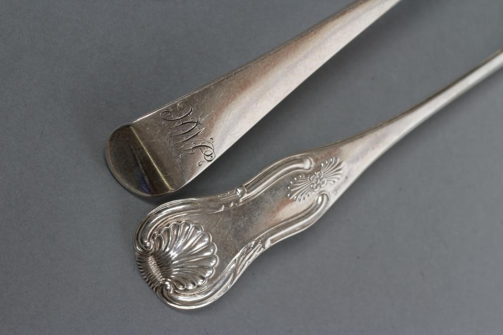 A GEORGE IV SILVER TODDY LADLE Image