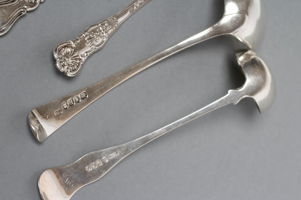 A GEORGE IV SILVER TODDY LADLE Image