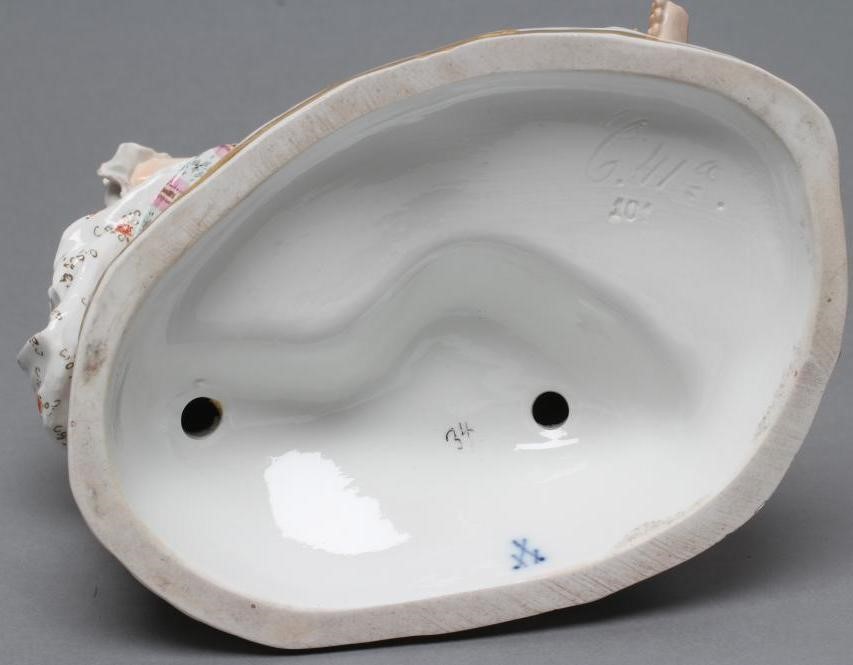 A MEISSEN PORCELAIN FIGURE GROUP Image