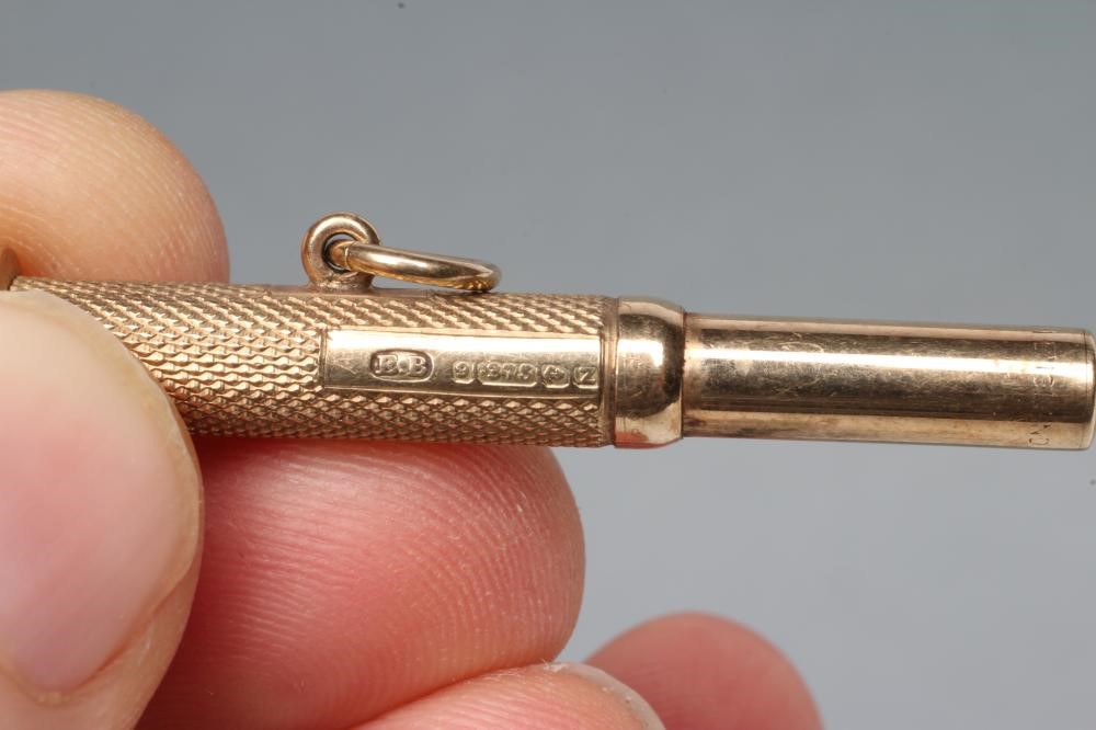 A 9CT GOLD CIGAR PIERCER Image