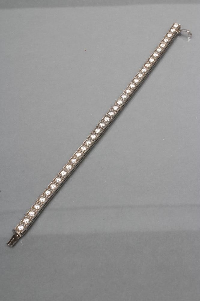 A MOISSANITE TENNIS BRACELET Image