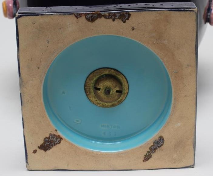A VICTORIAN MINTON MAJOLICA URN AND COVER Image