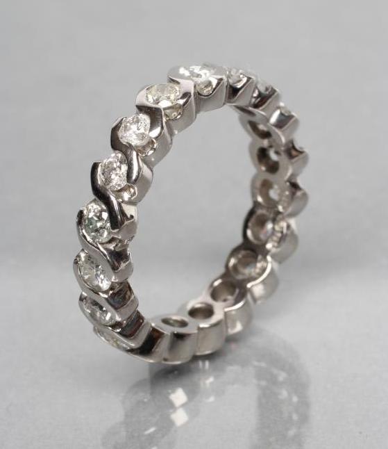 A DIAMOND ETERNITY RING Image