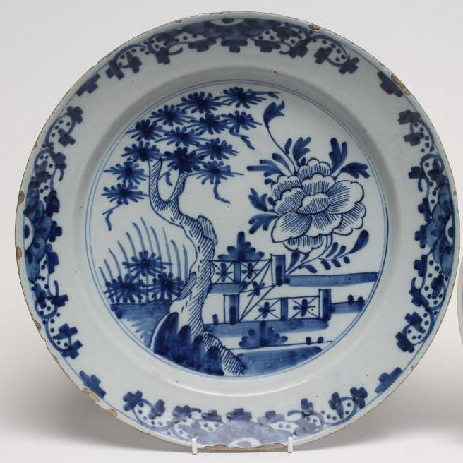 AN ENGLISH DELFT PLATE Image