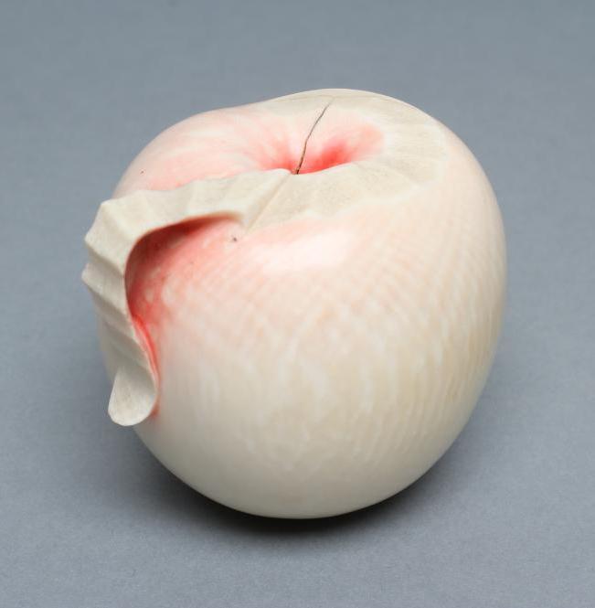 A JAPANESE IVORY APPLE Image