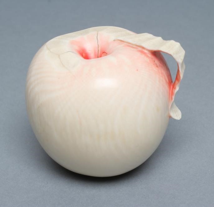 A JAPANESE IVORY APPLE Image