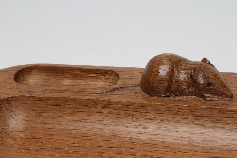 A ROBERT THOMPSON OAK DESK STAND Image